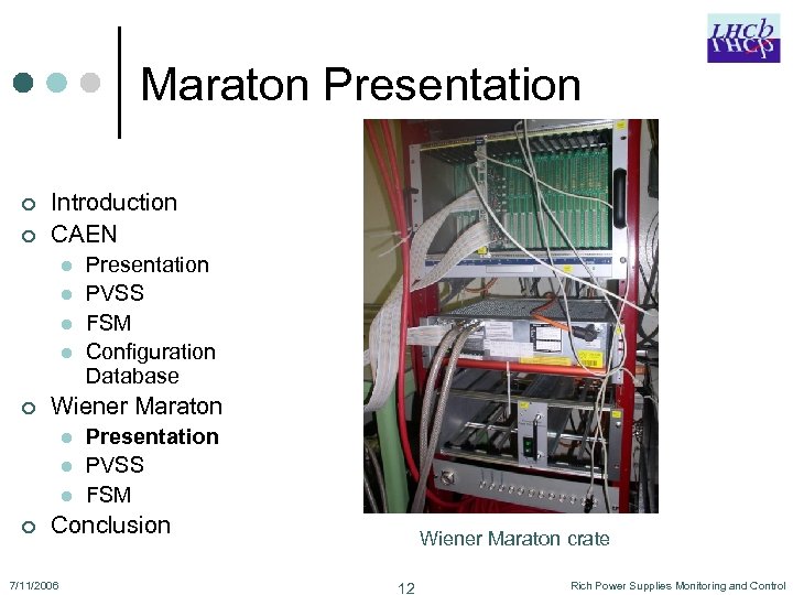 Maraton Presentation ¢ ¢ Introduction CAEN l l ¢ Wiener Maraton l l l