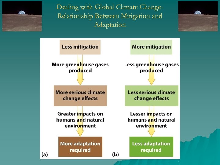 Dealing with Global Climate Change. Relationship Between Mitigation and Adaptation 