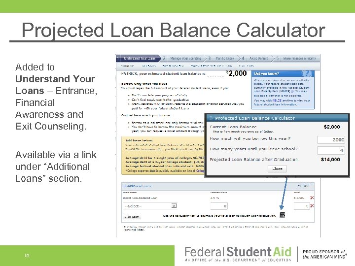 Projected Loan Balance Calculator Added to Understand Your Loans – Entrance, Financial Awareness and