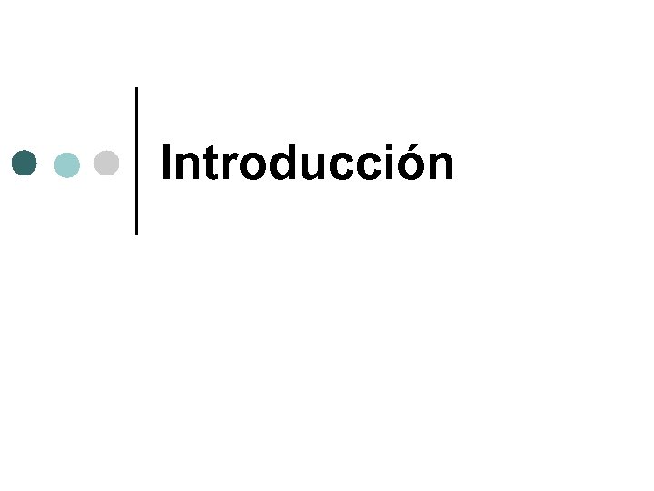 Introducción 
