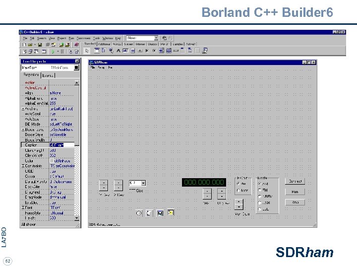 LA 7 BO Borland C++ Builder 6 52 SDRham 
