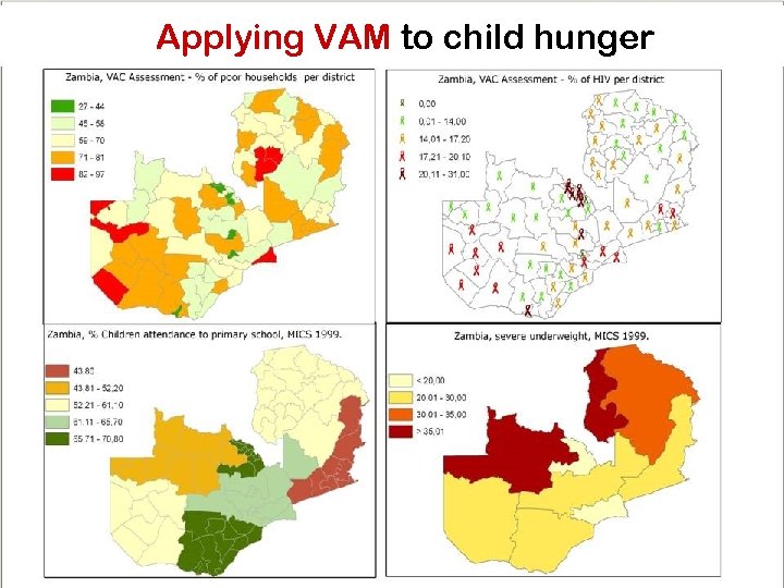 Applying VAM to child hunger 