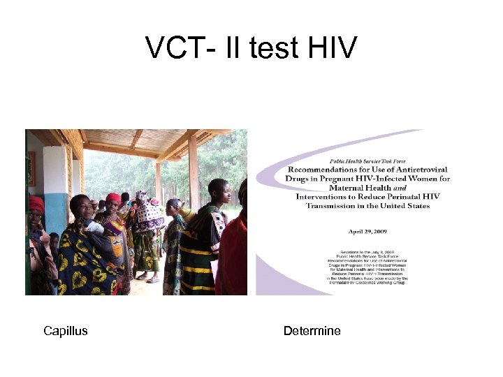 VCT- Il test HIV Capillus Determine 