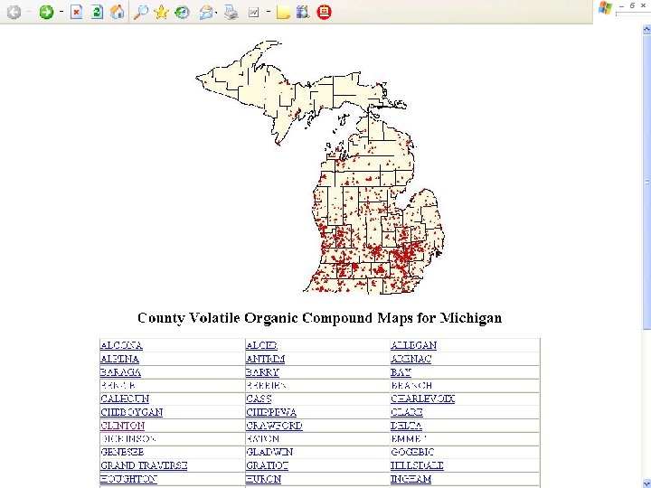 Source Water Protection Map for Slate Creek (Montgomery County) 