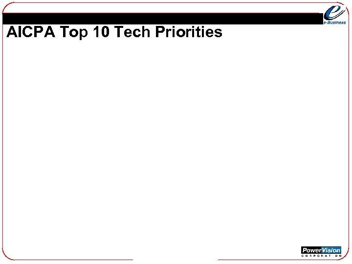 AICPA Top 10 Tech Priorities 