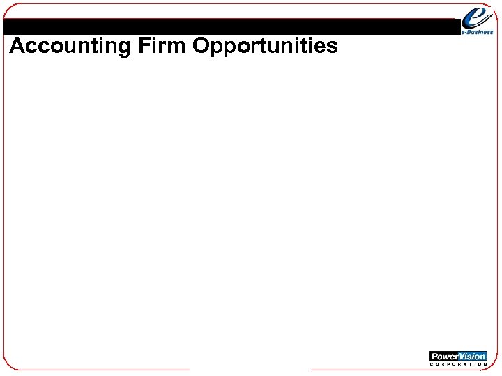 Accounting Firm Opportunities 