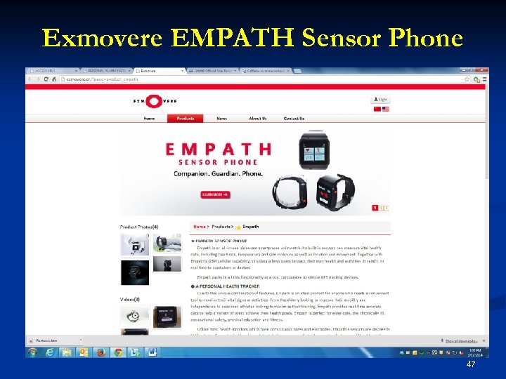 Exmovere EMPATH Sensor Phone 47 