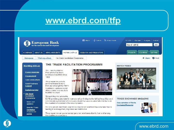 www. ebrd. com/tfp 