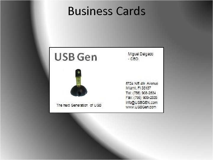 Business Cards 