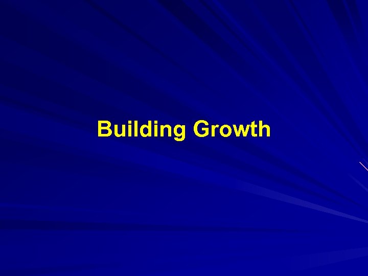 Building Growth 