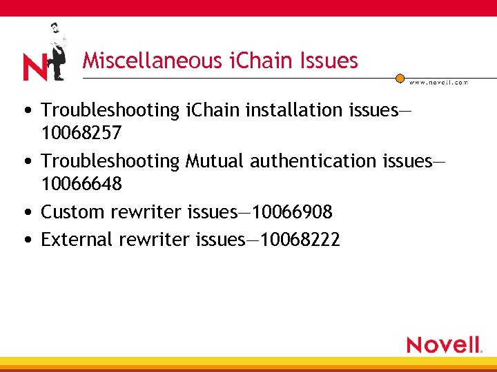 Miscellaneous i. Chain Issues • Troubleshooting i. Chain installation issues— 10068257 • Troubleshooting Mutual