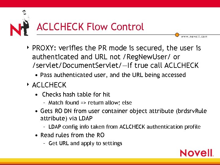 ACLCHECK Flow Control 4 PROXY: verifies the PR mode is secured, the user is