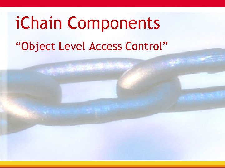 i. Chain Components “Object Level Access Control” 