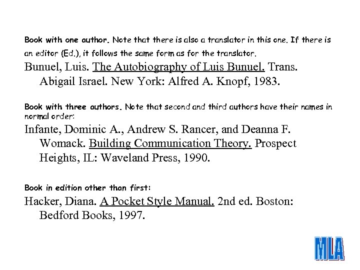 Book with one author. Note that there is also a translator in this one.