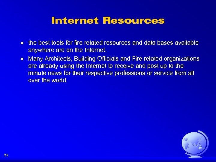 Internet Resources F F 93 the best tools for fire related resources and data