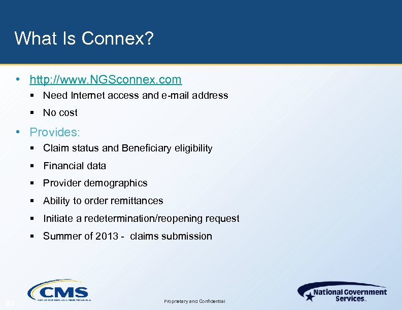 What Is Connex? • http: //www. NGSconnex. com § Need Internet access and e-mail