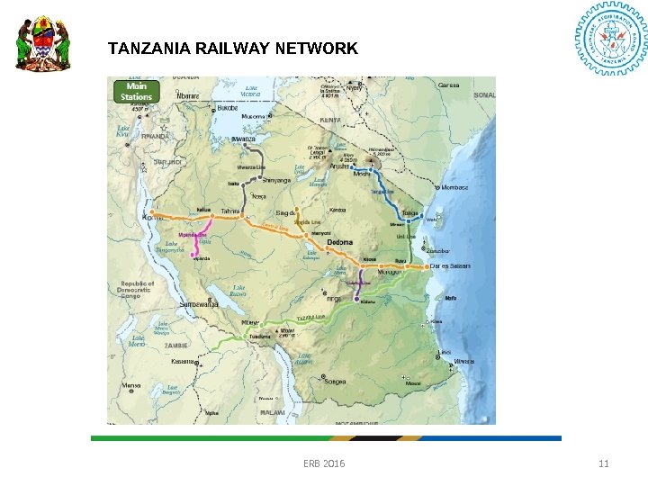 TANZANIA RAILWAY NETWORK ERB 2016 11 