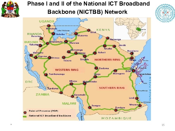  Phase I and II of the National ICT Broadband Backbone (NICTBB) Network *