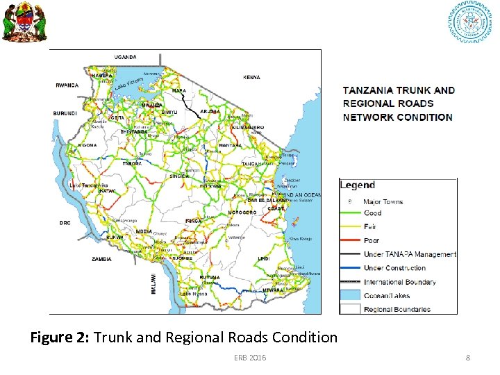 Figure 2: Trunk and Regional Roads Condition ERB 2016 8 