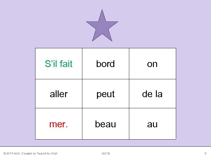 S’il fait bord on aller peut de la mer. beau au © 2015 AQA.