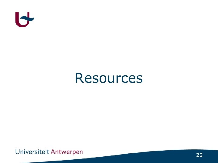 Resources 22 