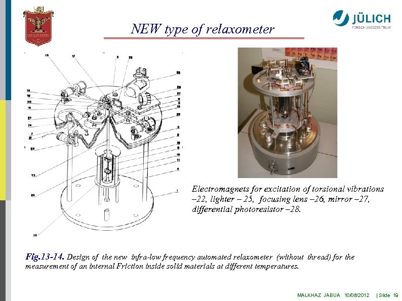 NEW type of relaxometer Electromagnets for excitation of torsional vibrations – 22, lighter –