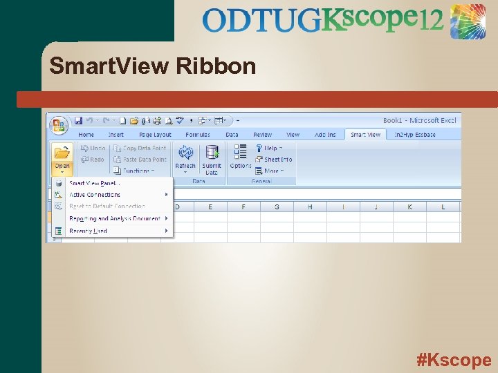 Smart. View Ribbon #Kscope 