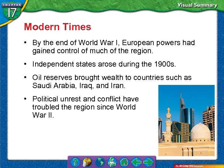 Modern Times • By the end of World War I, European powers had gained