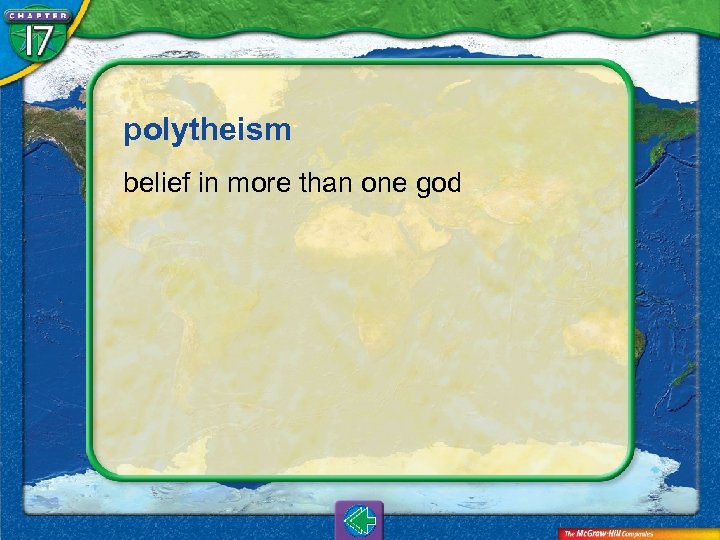 polytheism belief in more than one god 
