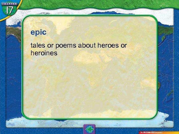 epic tales or poems about heroes or heroines 