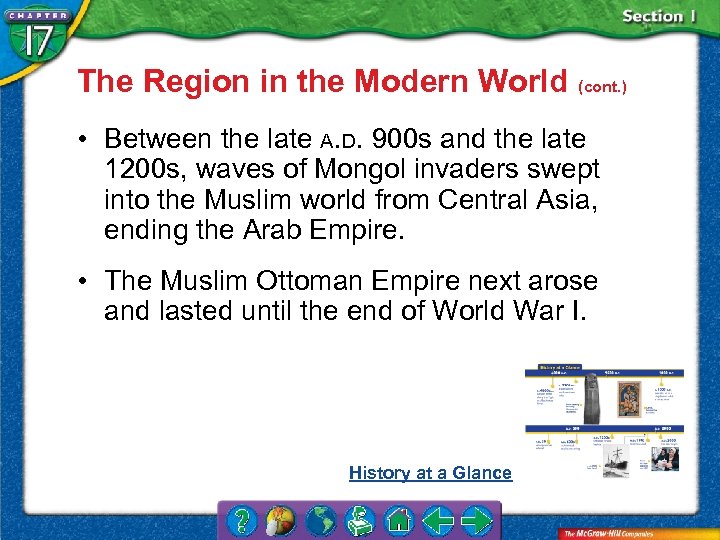 The Region in the Modern World (cont. ) • Between the late A. D.