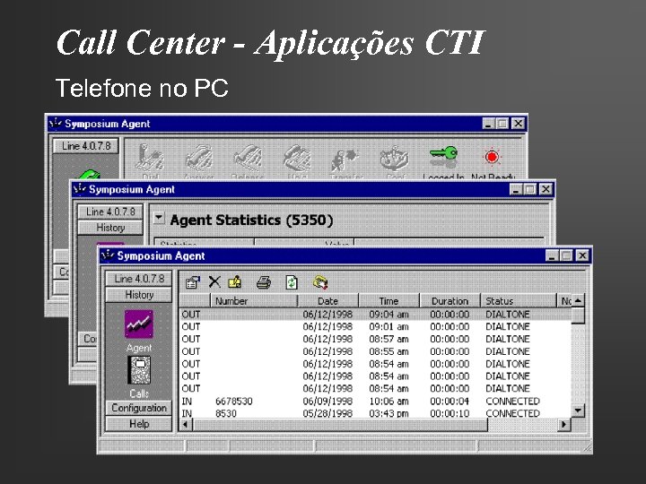 Call Center - Aplicações CTI Telefone no PC 