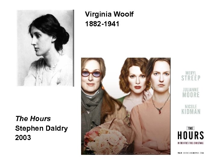 Virginia Woolf 1882 -1941 The Hours Stephen Daldry 2003 