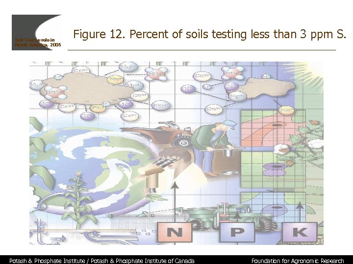 Soil Test Levels in North America, 2005 Figure 12. Percent of soils testing less