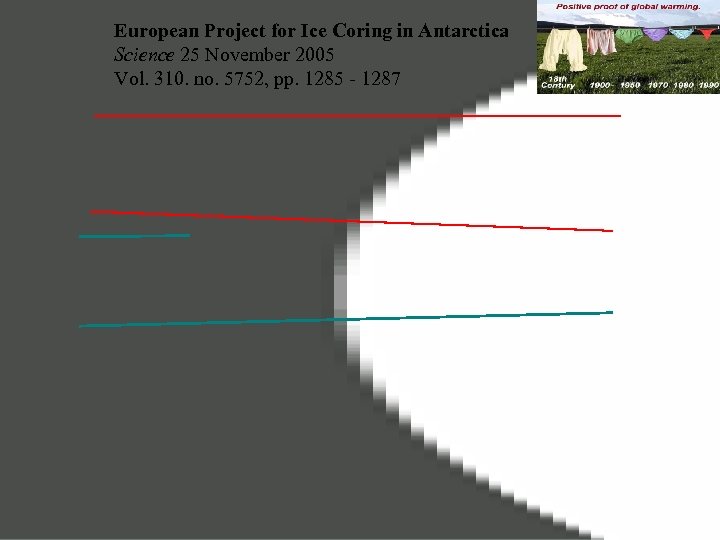 European Project for Ice Coring in Antarctica Science 25 November 2005 Vol. 310. no.