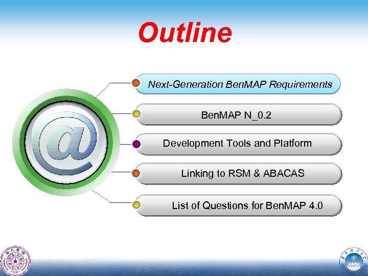 Outline Next-Generation Ben. MAP Requirements Ben. MAP N_0. 2 Development Tools and Platform Linking