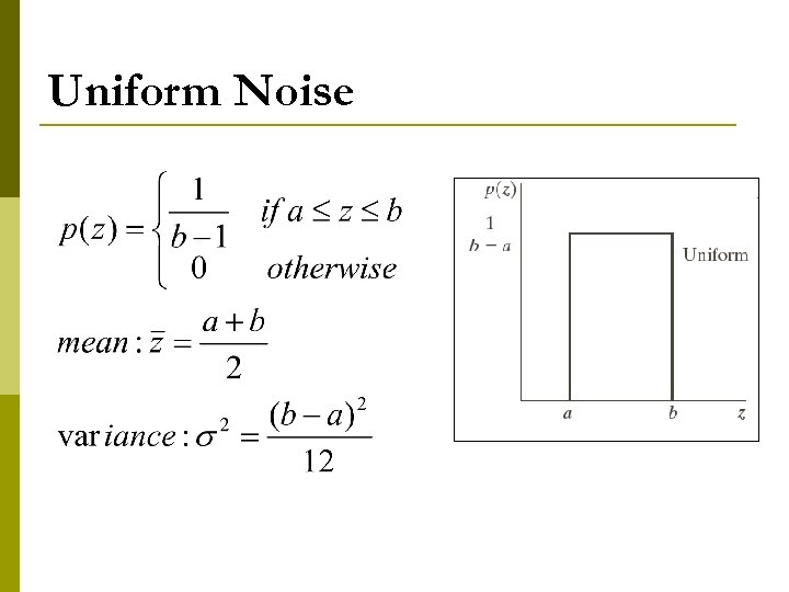 Uniform Noise 