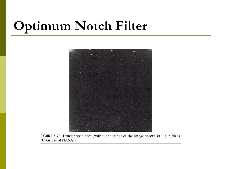 Optimum Notch Filter 