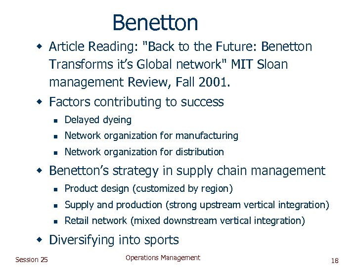 Benetton w Article Reading: 
