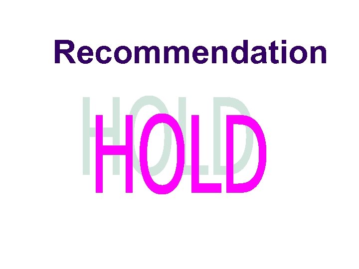 Recommendation 