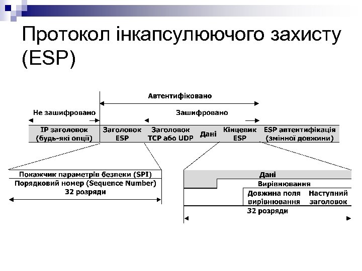 Протокол інкапсулюючого захисту (ESP) 