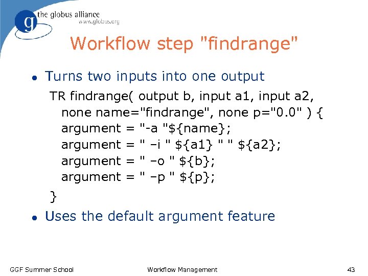 Workflow step 