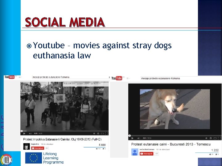 SOCIAL MEDIA Youtube – movies against stray dogs euthanasia law 