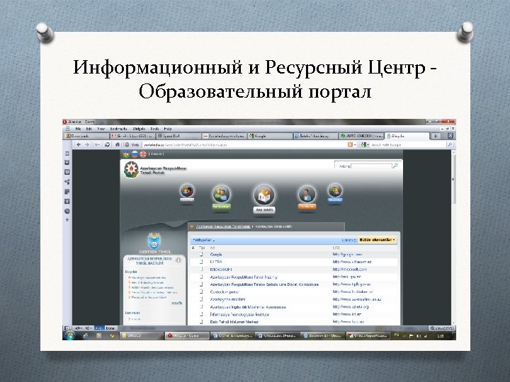 Информационный и Ресурсный Центр Образовательный портал 