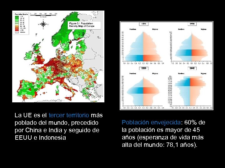 La UE es el tercer territorio más poblado del mundo, precedido por China e
