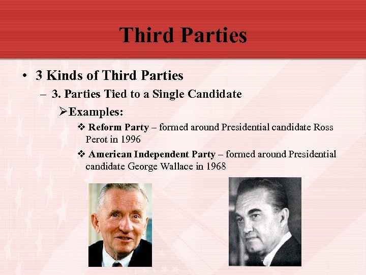 Third Parties • 3 Kinds of Third Parties – 3. Parties Tied to a