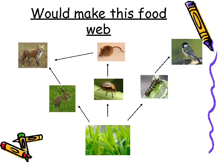 Would make this food web 