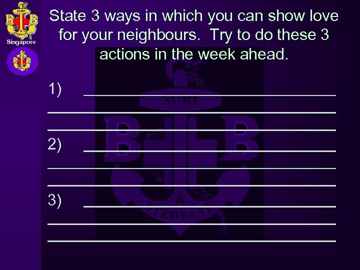 Singapore State 3 ways in which you can show love for your neighbours. Try
