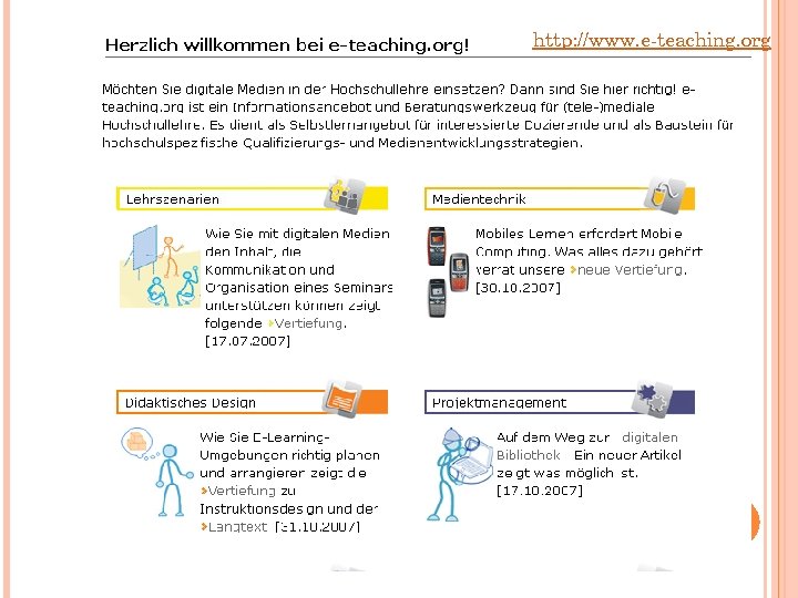 http: //www. e-teaching. org 