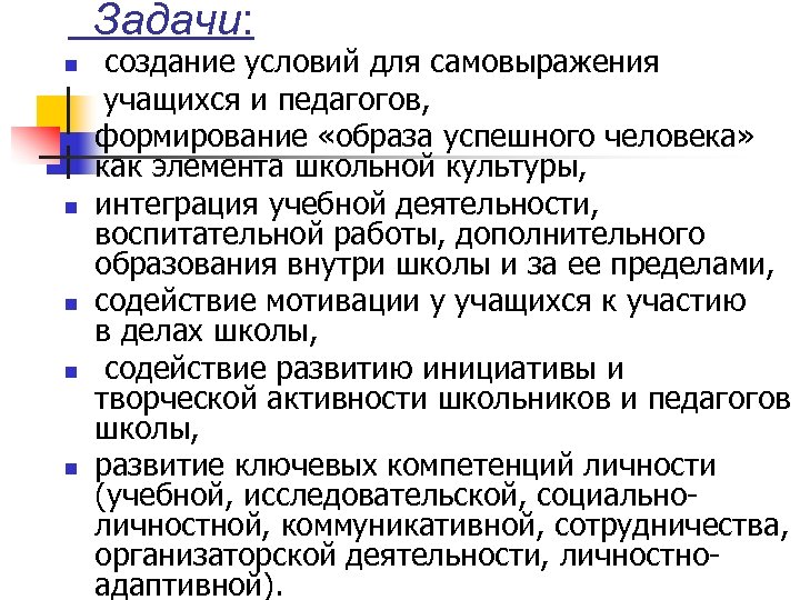 Формирование образа я. Задачи на учебный год формируются учителем. Условия для самовыражения учащихся в школе. Как в школе создавать условия для самовыражения.